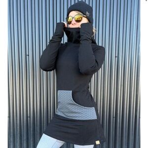 Seam Of Life Hemp Organic Cotton Hoodie Dress / size small